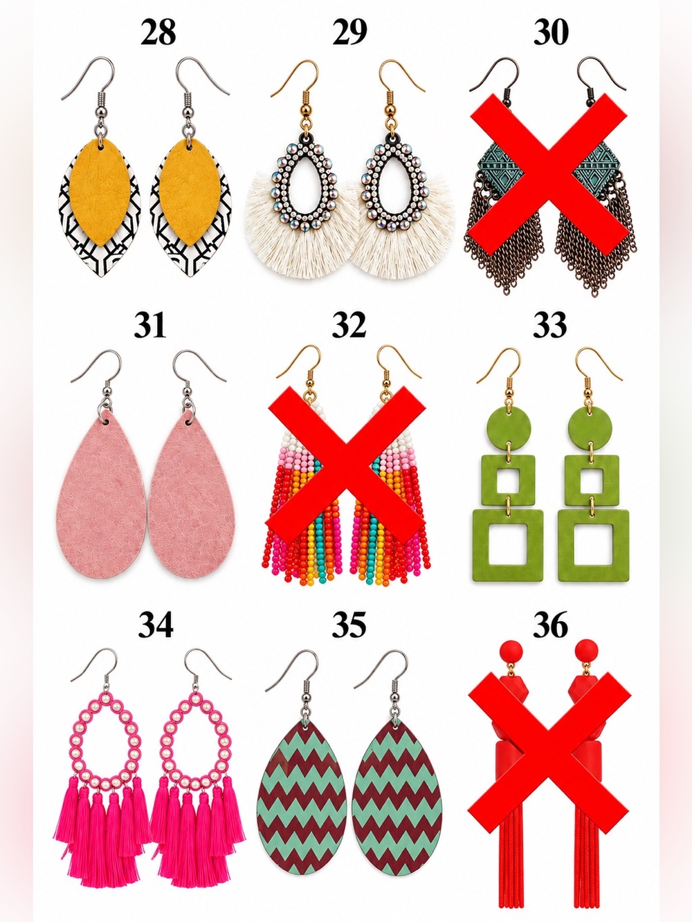 Multiple Dangle Earring Sets • Choose Yours! - Picture 4 of 5